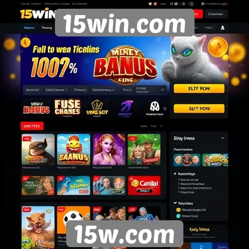 Análise da interface do usuário no 15win.com